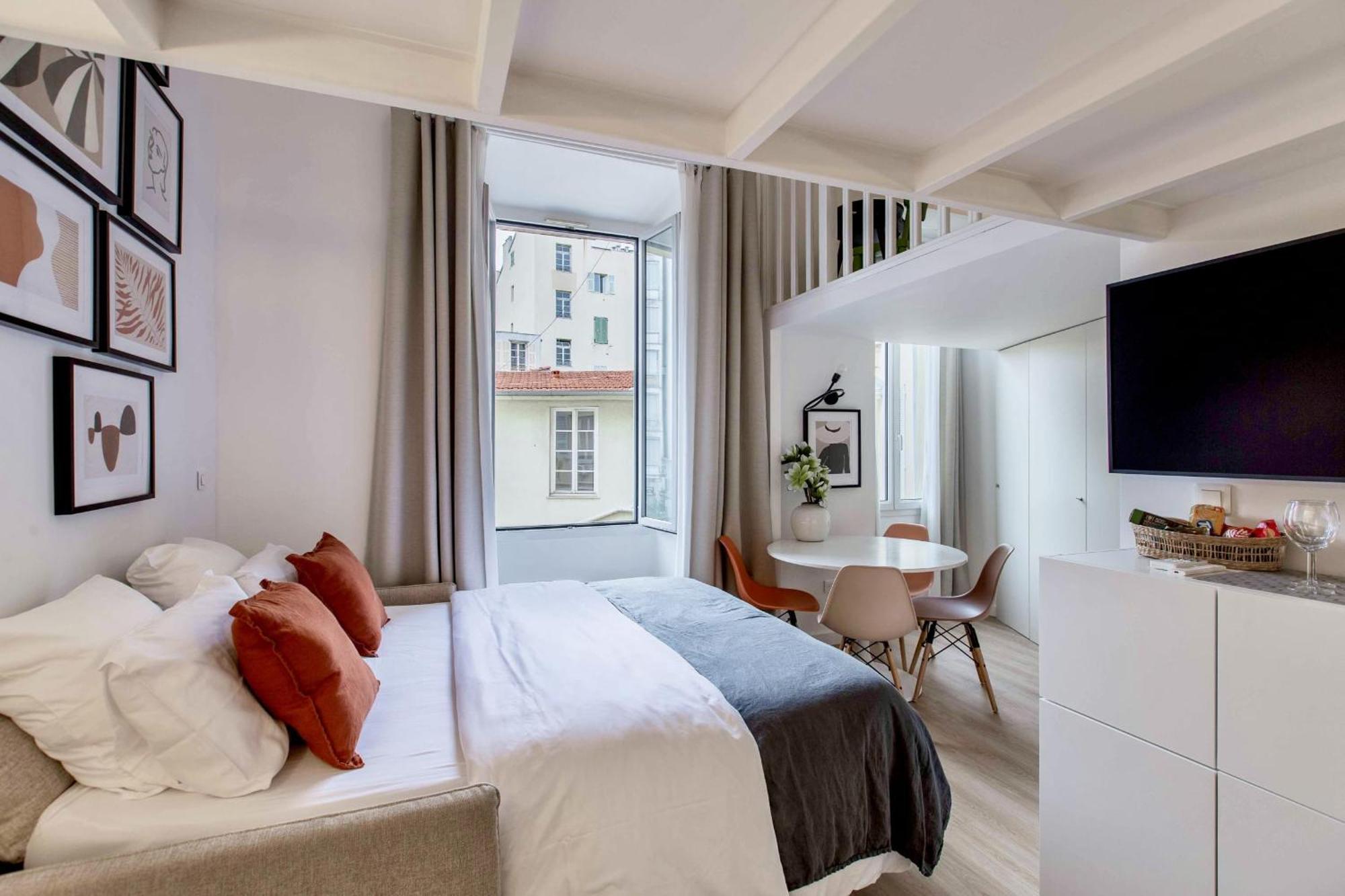 Suede Promenade Duplex Apartment At 1 Min From The Sea 2 Bathrooms Nice Exteriör bild