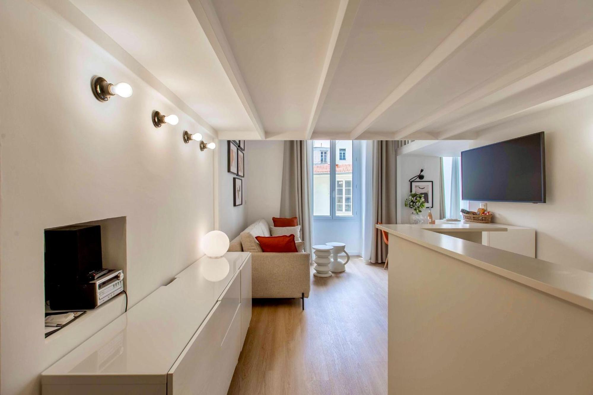 Suede Promenade Duplex Apartment At 1 Min From The Sea 2 Bathrooms Nice Exteriör bild
